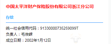 太保财险浙江分公司负责人毛俊嵘_太平洋保险股份有限公司 宁波分公司_太保财险浙江分公司高管履历