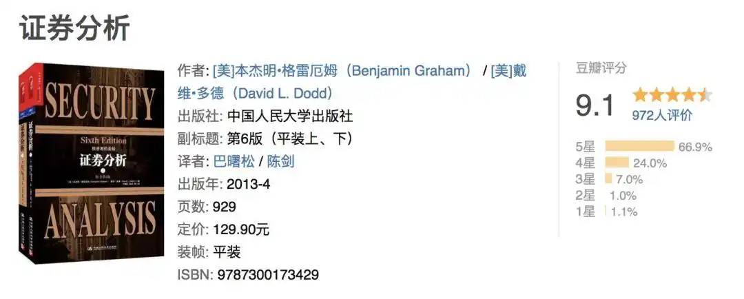 经典投资书籍列表_股票书籍推荐 知乎_投资理财书籍推荐