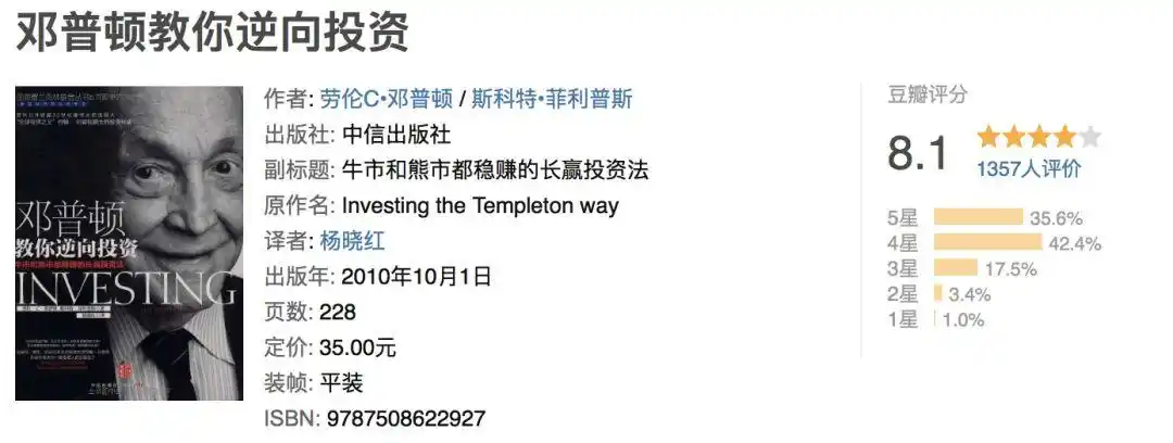 经典投资书籍列表_股票书籍推荐 知乎_投资理财书籍推荐