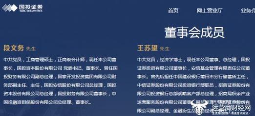 国投证券董事长王苏望_安信证券官方网_国投证券高管人事变动