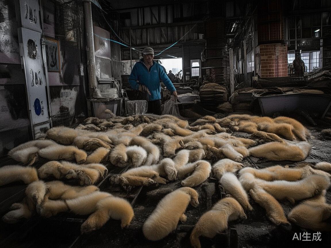 今日貂皮价格平稳，狐狸貉子冻板皮难收，养殖户心态各异