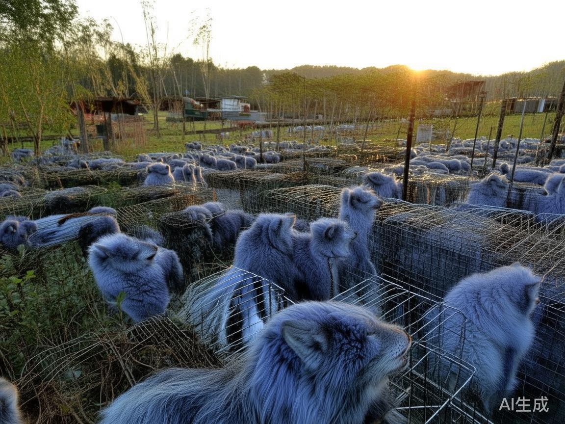 潍坊蓝狐价格上涨，今年较去年每只涨近400元